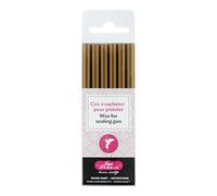 Generique Bâtons de cire spéciale pour pistolet Herbin 35804T – Paquet de 6 – Or – 15.40 x 4.50 x 1