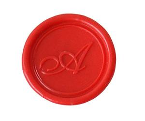 Herbin 40301T - Une Pastille en Laiton pour Cireà Cacheter, Alphabet Anglais, Lettre A