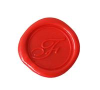 Herbin 40306T - Une Pastille en Laiton pour Cireà Cacheter, Alphabet Anglais, Lettre F