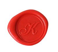Herbin 40311T - Une Pastille en Laiton pour Cireà Cacheter, Alphabet Anglais, Lettre K