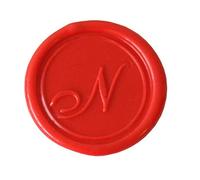 Herbin 40314T - Une Pastille en Laiton pour Cireà Cacheter, Alphabet Anglais, Lettre N