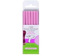 Herbin - 6 Bâtons de cire Nacrée pour pistolet - Rose Pâle Rose G