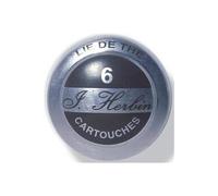 Herbin - Boîte de 6 cartouches d'Encre standard - Lie de thé