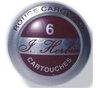 J. Herbin Cartouches d'encre 20122T pour stylo-plume et roller, 6, Rouge caroubier, sans emballage