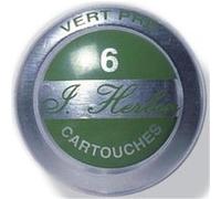 Herbin - Boîte de 6 cartouches d'Encre standard - Vert Pré G