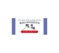 EXACOMPTA Herbin – Flacon d'encre 13015T 30 ml pour stylo-plumes et stylos roller – Bleu myosotis