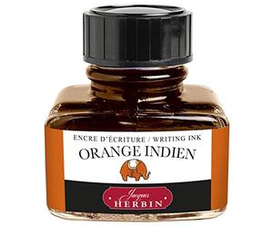 Herbin Encre traditionnelle à stylo en flacon "D" 30ml Orange indien
