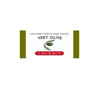 EXACOMPTA Herbin Flacon d'encre 13036T 30 ml pour stylo-plumes et stylos roller – Vert olive