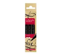 Herbin Etui De 3 Feutres De Calligraphie Noir