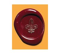 Herbin - Pastille laiton pour sceau sur broche Fleur de Lys
