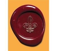 Herbin - Pastille laiton pour sceau sur broche Fleur de Lys G