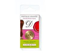 Herbin - Pastille laiton sceau sur broche lettre anglaise A