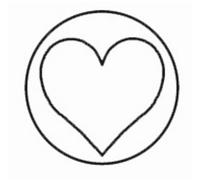 Herbin Sceau À Vis Avec Manche En Bois Vernis ( Symbole) - Coeur