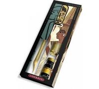 Jacques Herbin 28000T - Un set ''Ecriture égyptienne'' comprenant un calame, une feuille de papyrus, un flacon d'encre noir et une notice