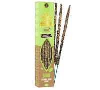 HERBIO Encens Smudge Naturel - Bâtonnets Purifiants 100% Plantes & Résines - Certifié Ecocert - Combustion 60 Min - Paquet 20g - Purification, Résines & Huiles Essentielles (Jasmin)