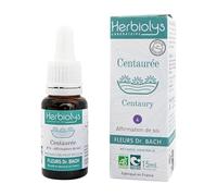 Herbiolys | Elixir Floral | Fleurs De Bach | Centaurée n°04 | Fabriqué En France | Bio | 15 ml