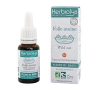 Herbiolys | Elixir Floral | Fleurs De Bach | Folle avoine n°36 | Fabriqué En France | Bio | 15 ml