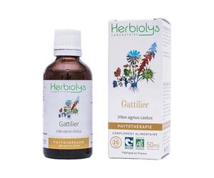 Herbiolys | Extrait De Plantes Fraîches Bio | Gattilier (Vitex agnus castus) | Cycle menstruel & Ménopause | Phytothérapie Bio | 50 ml