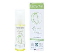 Herbiolys | Huile d’Amande Douce Bio 30 ml, Huile Végétale 100% Naturelle, Visage et Corps, Flacon en Verre, Fabriquée en France