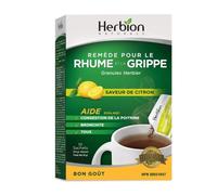 Herbion Cold & Flu - Rhume & Grippe Saveur Citron - 10 Sachets