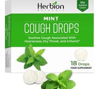 Herbion Naturals, gouttes pour la toux à la menthe, 18 boîtes - anesthésie orale, soulage la toux, apaise les maux de gorge et la sécheresse de la bouche