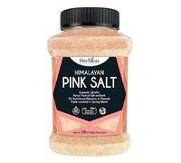 Herbion Naturals Sel Rose De L'himalaya À Grain Fin, Sans Ogm, Qualité Suprême Sans Produits Chimiques, Végétalien, Certifié Casher, Sel Naturel À Grain Fin, Lavé Trois Fois À L'eau De Source, 5 Lbs
