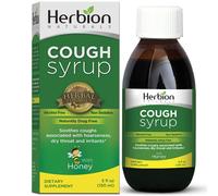 Herbion Naturals Sirop Contre La Toux Au Miel - 5 Fl Oz - Aide À Soulager La Toux Et Apaise Les Maux De Gorge - Optimise Le Système Immunitaire - Favorise Une Fonction Pulmonaire Saine