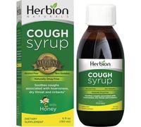 Herbion Naturals, sirop contre la toux avec du miel, soulage la gorge, vert, miel, 5 fl oz