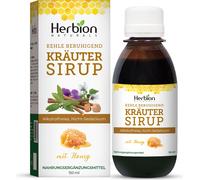 Herbion Naturals, sirop pour la gorge au miel, naturellement délicieux, apaise la gorge, vert, miel, 5 Fl Oz