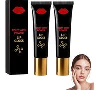 Herbionyx Lot de 2 gloss à lèvres de luxe, sérum Advanced Lip Booster & Herbionyx Lip Plumper, Gel à lèvres hydratant, ingrédients naturels, réduit les ridules, soin des lèvres non collant