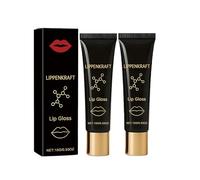 Herbionyx Luxury Lip Gloss, Herbionyx Lip Booster Serum, Huiles pour lèvres hydratantes et nourrissantes repulpantes, Réduit l'hydratation fine non collante, Réduit les lèvres fines (2PCS)