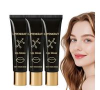 Herbionyx Luxury Lip Gloss, Herbionyx Lip Booster Serums, Plumpify Plumping Serum Oil, Collagen Lip Booster Plumping Serum Oil, Long-Lasting Hydrating And Nourishing, Non-Sticky (3Pcs)
