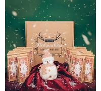 Herbis Natura | Calendrier de l'Avent 2024-2025 au thé bio surprises pour les amateurs de thé et de tisanes | Calendrier de l'Avent de qualité supérieure | 24 mélanges de thé | Ingrédients 100 %