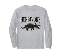 Herbivore avec tricératops pour végétaliens ou végétariens Manche Longue