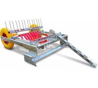 HERBIVORiX® Désherbeur mécanique tracté - Kit avec Herse