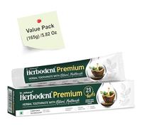 Herbodent Dentifrice de qualité supérieure - 165 g - Un mélange unique de 21 herbes comme le neem, le clou de girofle, la cannelle, la cardamome avec bain de bouche naturel - Sans paraben, sans fluor