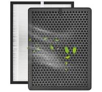 Herboom Filtre de rechange pour purificateur d'air Philips AC2882, AC2885, AC2887, AC2889, AC2892, AC3829, 1 filtre HEPA et 1 filtre à charbon actif, remplace FY2422 & FY2420
