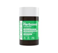 Herboxa Lungwort Pulmonaire Avec 550 Mg De Lungwort Tacheté - Contient De L'acide Folique Pour Réduire La Fatigue Et L'épuisement, De La Vitamine C, Du Quercétine, Du ProG-Phen - 60 Capsules Véganes
