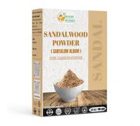 Herbs Botanica Chandan Poudre de Bois de Santal Bio 100g / 3,52 oz Pour la Peau, Masque Facial, Soin du Visage, Tilak de Culte, Occasions Propices 100% Naturel, Apaisant, Nettoyant, Rides