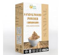 Herbs Botanica Chandan Poudre de bois de santal bio 227 g pour peau, masque facial, culte Tilak, occasions de bon augure 100 % naturelle, apaisante, nettoyante, rides