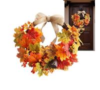 Herbstkränze Für Haustür - Herbstkranz | Türkranz Herbst | 18 Zoll Künstliche Urlaubskranz Dekorationen, Dekorative Ornament Erntedankfest -Festival -Urlaubsdekoratoren Mantel Wand Vordertür Eingang