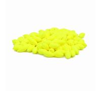 HERCHR 100PCS Fishing Bobbers, Oval Shaped Fishing Beads Assortment Kit Lures Baits Floats Beads Accessory 10 X 5mm / 0.4 X 0.2in (B)