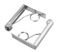 HERCHR 2 Pcs Pince pour Nappe, Clip Nappe de Table en Acier Inoxydable Fixe-Nappe à Ressort pour Restaurant Fêtes Pique-Nique, Nappe Clips Anti-Glissant, Fixe-Nappe à Ressort
