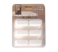 HERCHR 3 Pièces Clips de Support de Câble de Bureau Adhésifs, Support de Support de Cordon de Gestion de Fil Multifonctionnel pour Souris Clavier Écouteur Casque Câble de Chargement USB