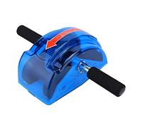 HERCHR AB Roller Wheel, Abdomen Quatre Roues à Rouleaux Exerciseur Musculaire Abdominal Gym Équipement De Fitness à Domicile avec Équipement pour L'entraînement De Base(Bleu)