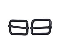 HERCHR Ajusteur de rectangle en métal 30pcs, boucle coulissante boucles en métal boucles à ardillon ajusteur de sangle pour sacs de ceinture accessoires de bricolage, 45mm