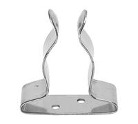 HERCHR Boat Hook Holder, L Stainless Steel Spring Clips Portable Marine Spring Clamp Hook for Boat Rvs Sporting Goods