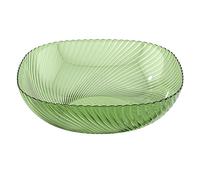 HERCHR Bol à fruits pour comptoir de cuisine, panier de fruits en plastique Léger Table maître maître plateau de rangement décoratif pour collations à pain bonbons (Vert foncé)