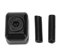 HERCHR Boucle de Serrage pour Corde d'arc, Boucle de Serrage de Câble Repose-flèche Clip de Fixation Métal Clip Fixation Bouton de Réglage de Corde d'arc pour Tir à l'arc pour Composé (Noir)