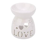 HERCHR Brûleurs de Bougie en Céramique, Brûleur à Huile Essentielle Lampes à Parfum Diffuseur Huile Essentielle pour Décoration Maison, Méditation